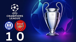 Inter Milan vs Arsenal 10 Highlights Goals  UEFA Champions League 202425 [upl. by Soisinoid]