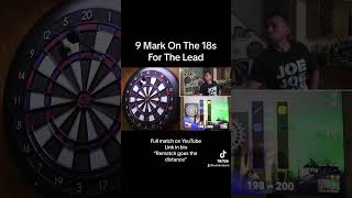 Hitting a 9 mark on the 18s to take the lead darts [upl. by Reifnnej]