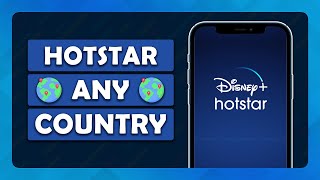 How To Watch Hotstar Outside India on iPhoneAndroid  Tutorial [upl. by Olympie]