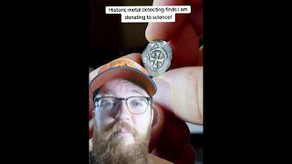 My latest metal detecting finds donated to science archeology metaldetecting treasure history [upl. by Rehtae]