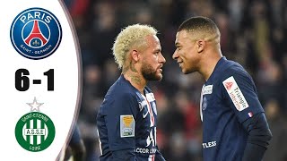 PSG vs Saint Etienne 6 1 All Goals amp Extended Highlights 2020 [upl. by Stoffel]