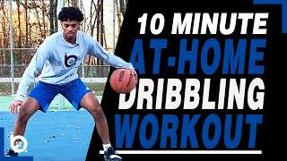 10 Minute AtHome Dribbling Workout Follow Along [upl. by Suiram]