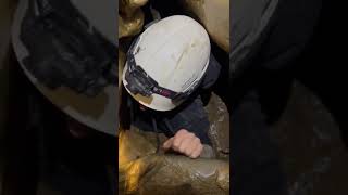 😱 Terrifying Descent Watch Me Squeeze Head First Into the Most Claustrophobic Cave Ever 🕳️🤯 [upl. by Normand]