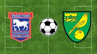 Ipswich Town vs Norwich City  EFL Championship 2324 [upl. by Ennairrac]