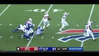 FIRST KICKOFF RETURN TOUCHDOWN UNDER NEW RULE DeeJay Dallas  Arizona Cardinals vs Buffalo Bills [upl. by Rod]