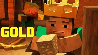 ♫quotGoldquot An Animated Minecraft Parody Song of Rude by Magic Music Video [upl. by Aidiruy]