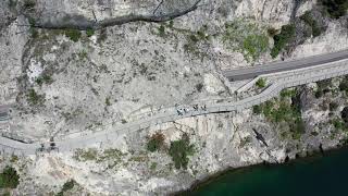 Ciclabile del Garda da Riva a Limone  Cyclo bike runway of Garda from Garda to Lemon [upl. by Ecinnej]