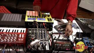 Techno Rehearsals  Maschine Plus Korg Volcas Novation LaunchControl [upl. by Yrag]