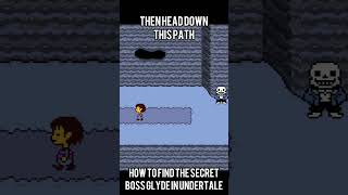 How to Fight the secret boss glyde in Undertale [upl. by Allison643]