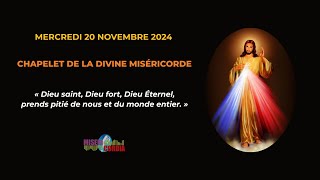 Chapelet de la Divine Miséricorde du mercredi 20 novembre 2024 avec Hélène de la Grâce [upl. by Eenot]