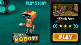 Tiny Robots Recharged  Play story  Level 44  Picnic Panic [upl. by Ecinna642]