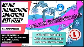 Major Thanksgiving Snowstorm Upcoming [upl. by Lezti]