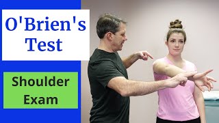 OBriens Test for Labral Tears Shoulder Exams [upl. by Nickey372]