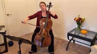 JB Bréval Cello Sonata in C Major Op 40 No 1 [upl. by Naujet]