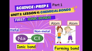 Science prep1unit1 less4Chemical bondsionic bond part1 20242025 1st term [upl. by Hyman249]