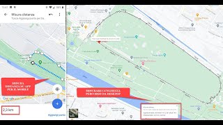 Trovare la distanza tra due o più punti e la lunghezza di un percorso con Google Maps [upl. by Michi]