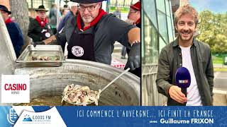 Ici commence lAuvergne ici finit la France  Guillaume Frixon Logos FM  Confrérie tête de veau [upl. by Corotto]