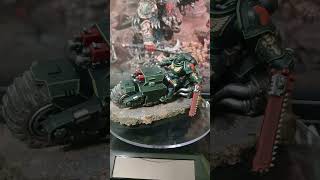 Warhammer 40k Dark angels primaris outrider wh40k miniaturepainting hobby [upl. by Zachery]