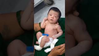 Neonate baby care cutebaby babycare newbornbaby babydocter youtubeshorts babyboy [upl. by Alaunnoif885]