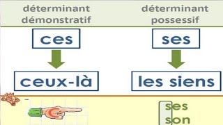 Quelle est la différence entre ces ses avec une manière simple apprendre le français [upl. by Evilc73]