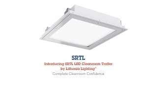 SRTL LED Cleanroom Troffer Product Feature Video [upl. by Dredi170]