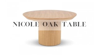 Nicole extendable oak table [upl. by Mears526]