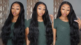 MAKING A WIG UNDER 50  USING ORGANIQUE MASTERMIX BODYWAVE HAIR [upl. by Aerdnad]