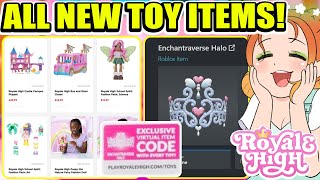 ALL NEW EXCLUSIVE TOY CODE ITEMS REVEALED New Items In Royale High 🏰 Roblox [upl. by Gambell]