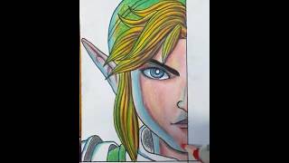 Link from Zelda art zelda halloween drawing fyp [upl. by Jarv]