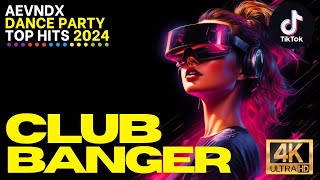 ▶ 4K HD ULTIMATE CLUB BANGER DISCO MASHUP DJ PARTY 2024  AEVNDX REMIX [upl. by Sofia]