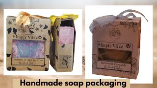 My DoItYourself Soap PackagingHandmade Box for Soap PackagingCold Processed Soap Packaging Ideas [upl. by Krueger536]