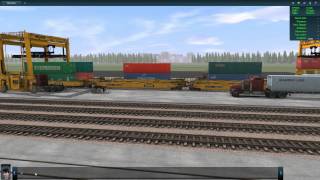 Jointed Rail American Intermodal on TANE [upl. by Kemeny]