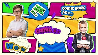 Comics Intro Presentation MOGRT  Adobe Premiere Pro Template [upl. by Ardeth540]