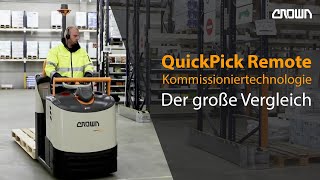 Crown Kommissionierer  QuickPick® Remote  Optimieren Sie Ihren Kommissionierprozess [upl. by Enavi]