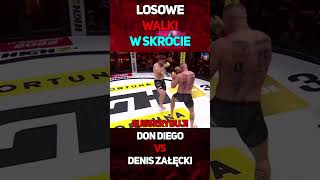 Bonusowe Walki W Minutę  Don Diego VS Denis Załęcki shorts famemma mma dondiego załęcki [upl. by Ardnosac]