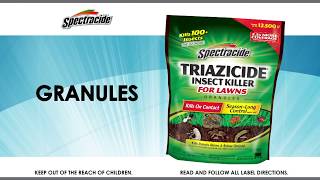 How to Use Spectracide® Triazicide® Insect Killer For Lawns Granules [upl. by Campy]