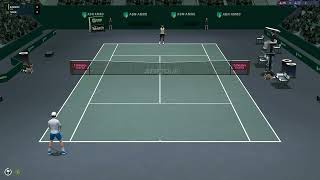 Djokovic vs Tiafoe Full Ace Tennis SF ATP500 Rotterdam [upl. by Akenahc]