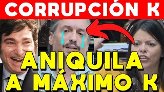 DIPUTADA LIBERAL ANIQUILA A MÁXIMO KIRCHNER POR TODA LA CORRUPCIÓN K Y DESTRUCCIÓN ARGENTINA [upl. by Ayotan927]