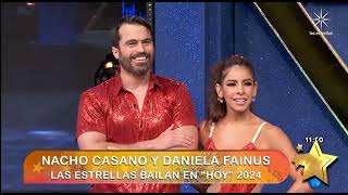 Daniela Fainus y Nacho Casano 2024 10 09 LasEstrellasBailanEnHoy [upl. by Housum]