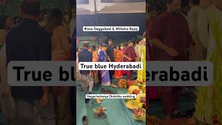 Rana miheeka Bajaj at Nagachaitanya sobhita wedding nagachaitanya shobitha wedding rana [upl. by Ahsenrac]