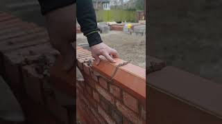 these plinths really make the brickwork pop 🤩 bricklayer bricklaying brickwork builder diy [upl. by Liek]