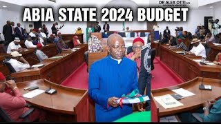 GOV ALEX OTTI PRESENTS ABIA STATE 2024 BUDGET [upl. by Willock]