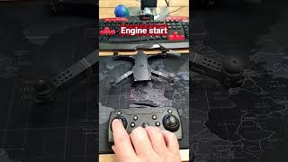 Eachine E58 engine start short [upl. by Analihp925]