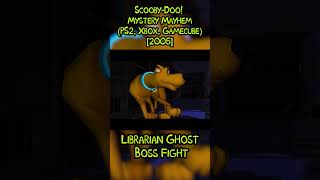 Librarian Ghost Boss Fight  ScoobyDoo Mystery Mayhem PS2 Xbox Gamecube 2003 ps2game [upl. by Elleda]