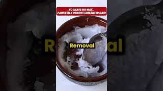 Ditch Expensive Hair Removal Try This 2Ingredient Hack hairremoval diyhairremoval smoothskin [upl. by Nek291]