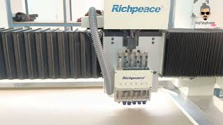 Richpeace Single Head Perforation Punching Machine video [upl. by Anaz725]