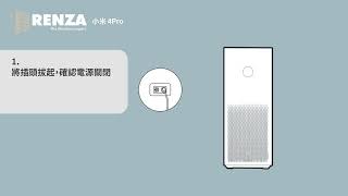 RENZA 濾網 適用 Xiaomi 小米 空氣淨化器 4 Pro  ACM15SC 更換說明 [upl. by Ayoral]