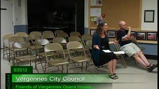 Vergennes City Council June 25 2013 [upl. by Hynda]