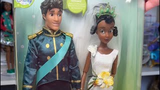 Disney Store Tiana and Naveen Wedding Doll Set 💚 [upl. by Eilssel]