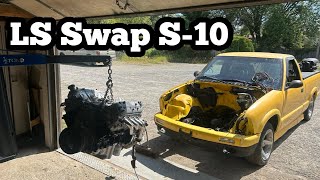 Ginos Budget Built LS Swap 1994 Chevy S10 [upl. by Aral907]